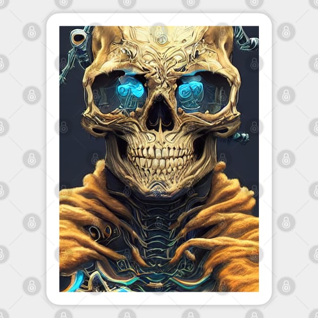 Magic skull Magnet by Alekxemko